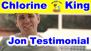 John's video testimonial for Chlorine King